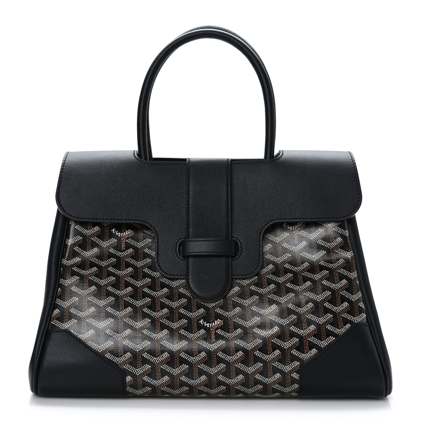 Goyardine Saigon Tote Black