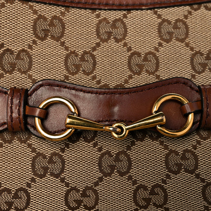 Gucci Monogram Medium Lady Web Shoulder Bag Beige Cuir 18 of 24