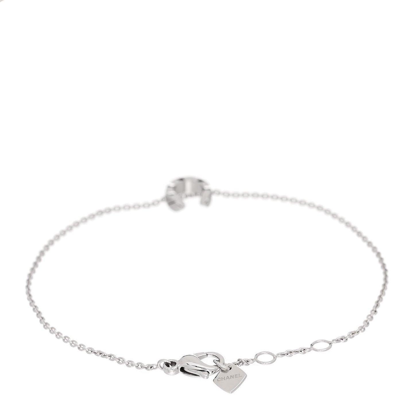 18K White Gold Coco Crush Station Bracelet