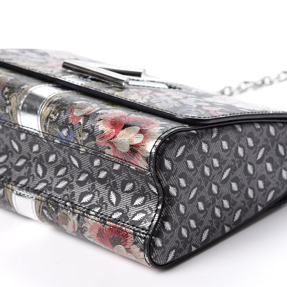 Louis Vuitton Calfskin Printed Twist Shoulder Bag MM Multicolor 9 of 9