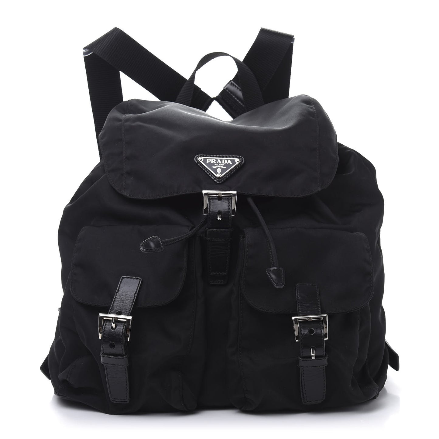 Nylon Vela Medium Backpack Black