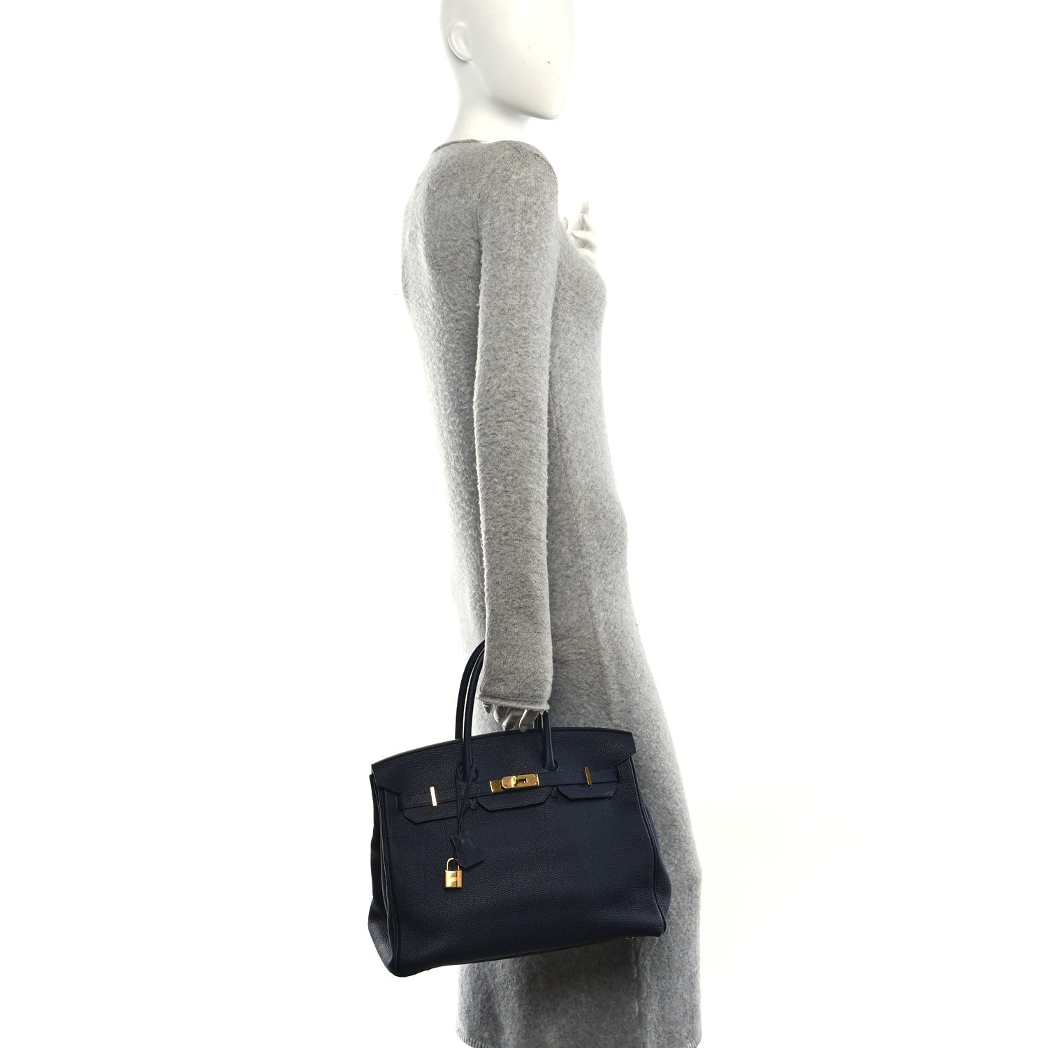 Hermes Togo BIRKIN 35 Bleu Nuit 2 of 10