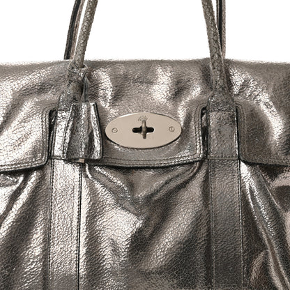 Mulberry Metallic Classic Grain Bayswater Silver 7 of 12