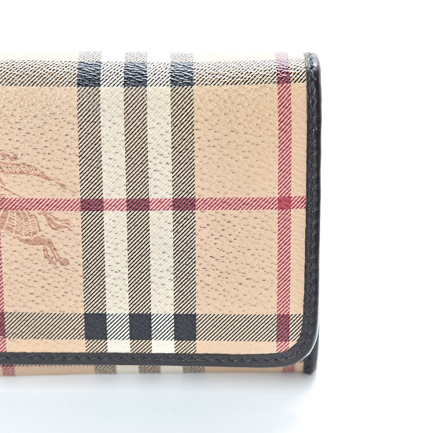 Burberry Haymarket Check Penrose Continental Wallet Chocolate 12 of 15
