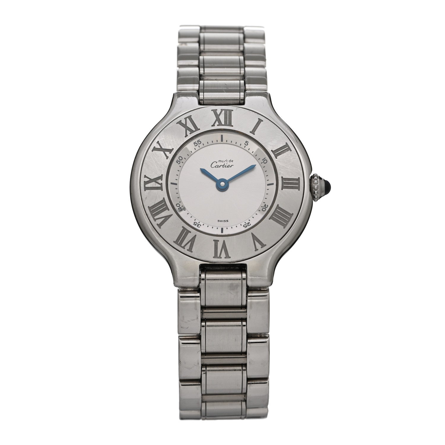 Cartier Stainless Steel 28mm Must De 21 Quartz Watch 2 of 8