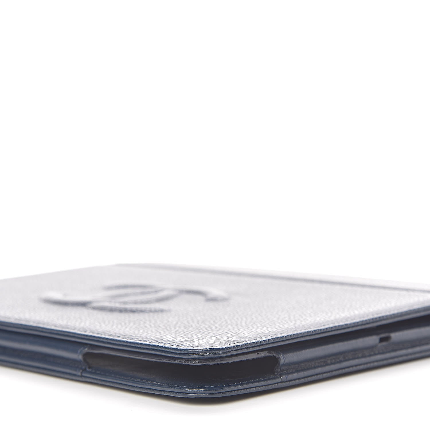 Chanel Caviar Timeless CC iPad Case Blue 10 of 10