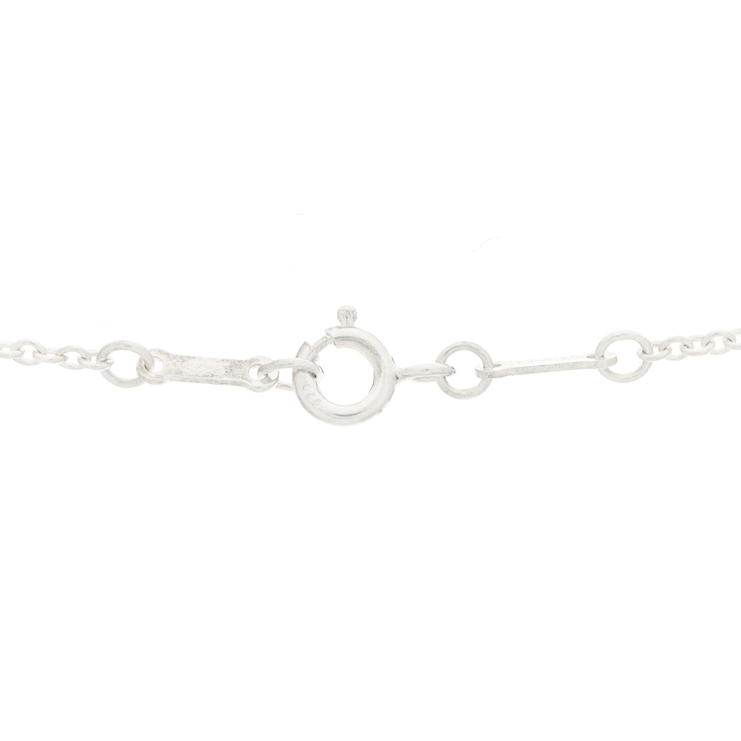 Tiffany Sterling Silver Elsa Peretti 3 Open Hearts Necklace 4 of 7