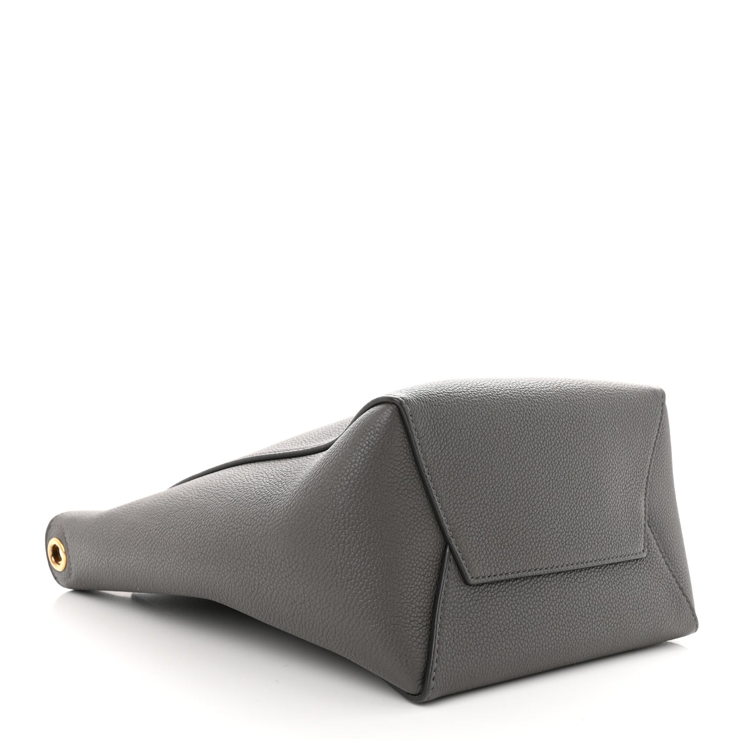 Soft Grained Calfskin Small Sangle Bucket Bag Kohl