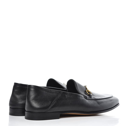 Gucci Lambskin Womens Brixton Horsebit Loafers 41.5 Black 4 of 9