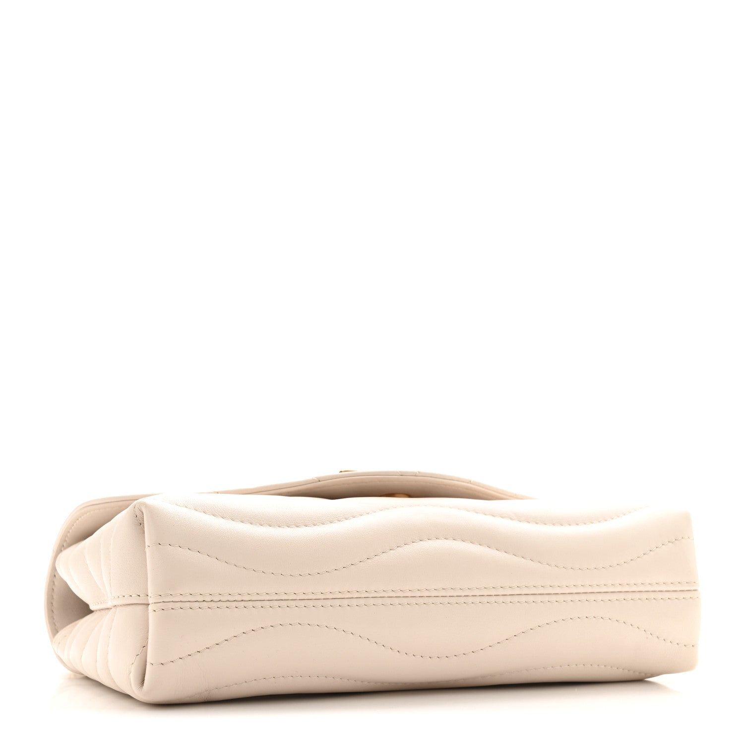 Louis Vuitton Calfskin LV New Wave Chain Bag Ivory 4 of 14