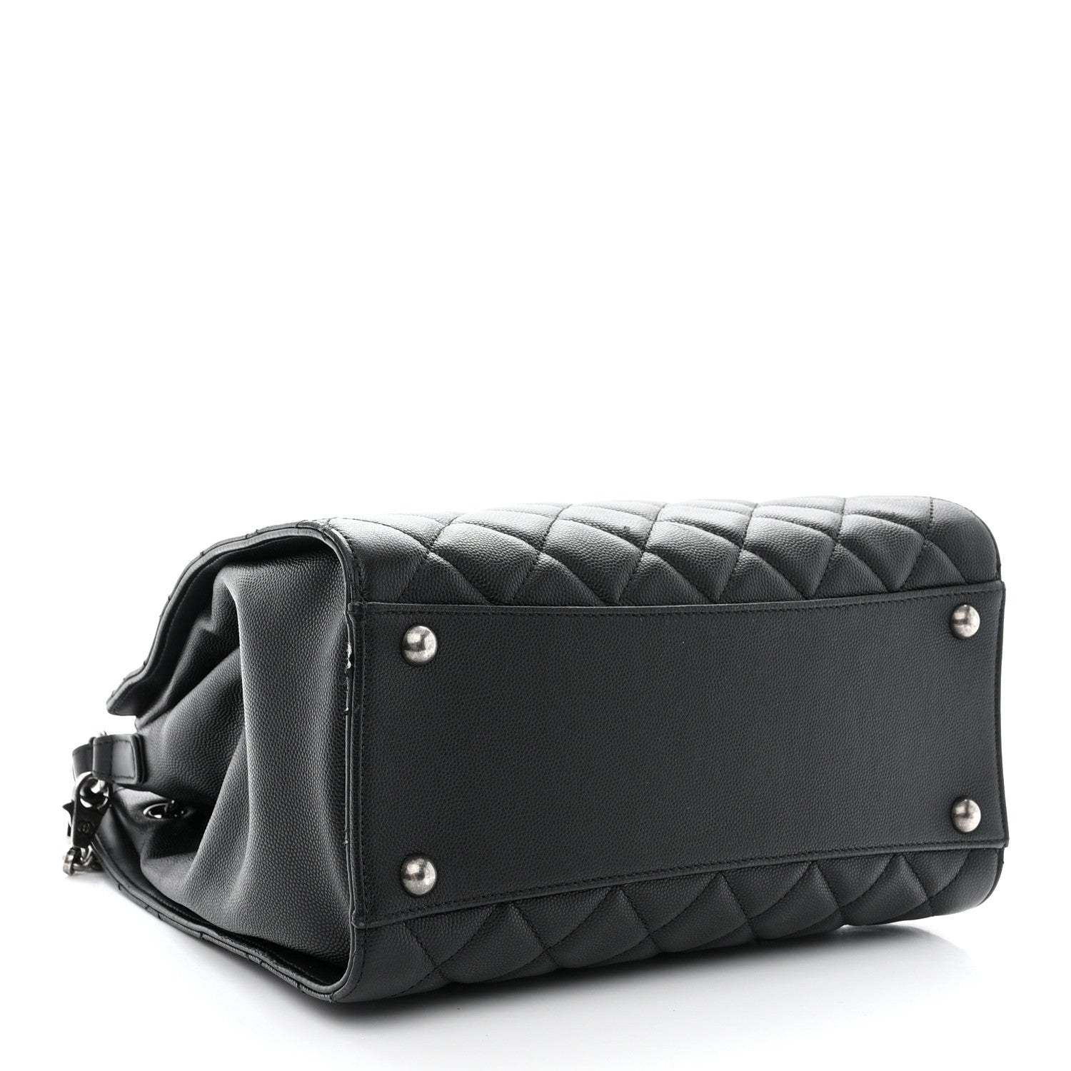 Chanel Caviar Quilted Medium CC Bucket Bag Black 4 of 14