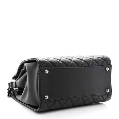 Chanel Caviar Quilted Medium CC Bucket Bag Black 4 of 14