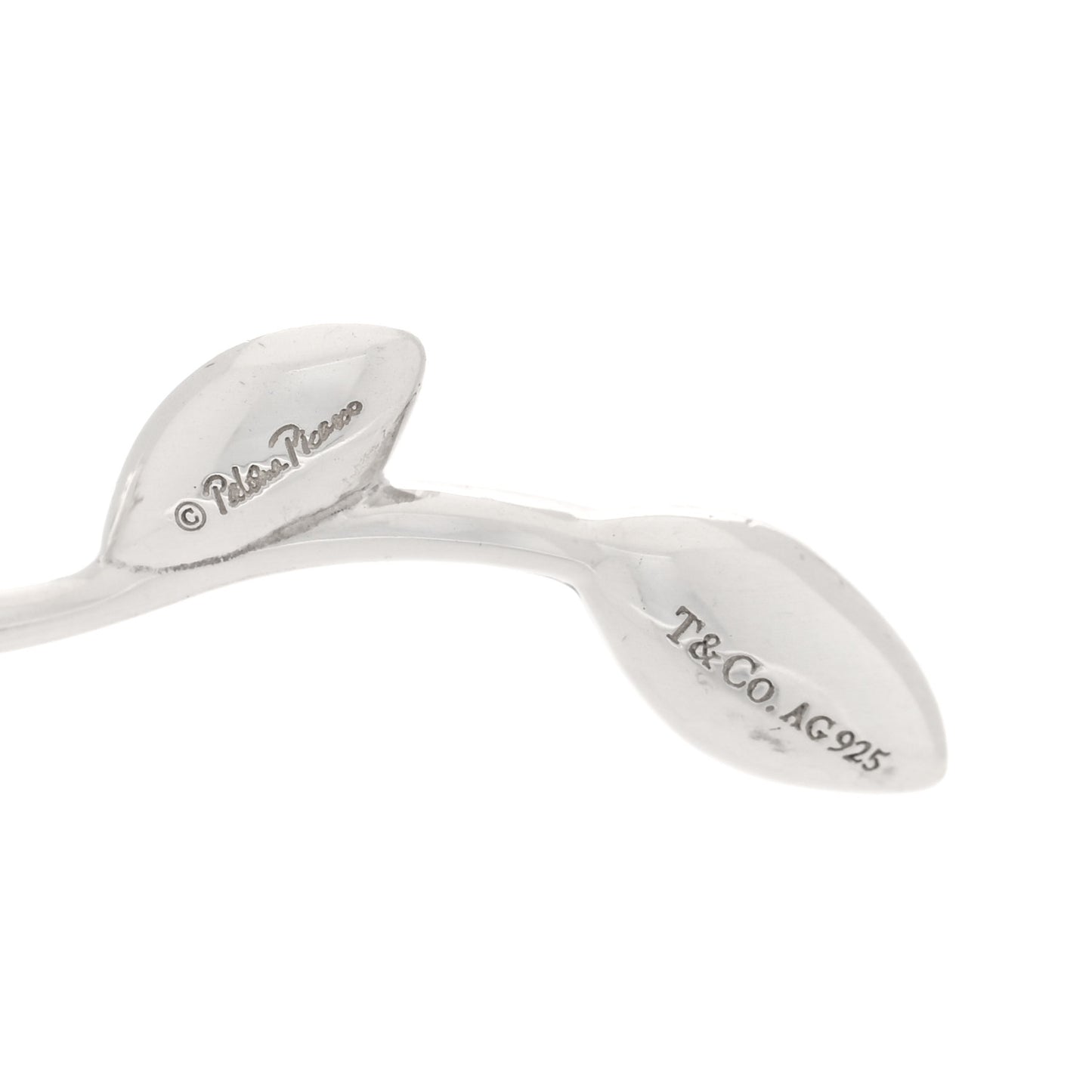 Sterling Silver Paloma Picasso Olive Leaf Dangle Earrings