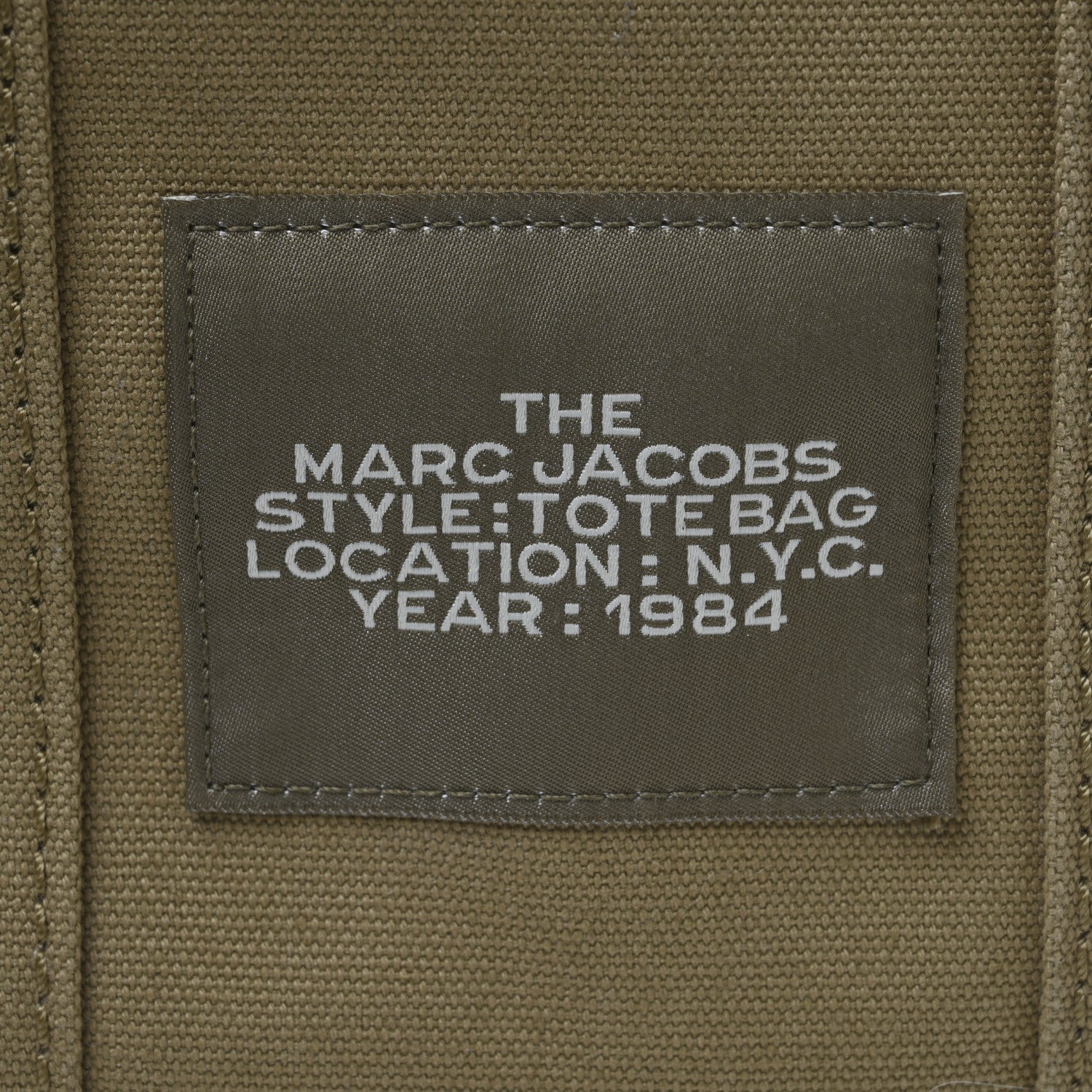 Marc Jacobs Cotton Canvas Small The Traveler Tote Bag Slate Green Multicolor 6 of 10
