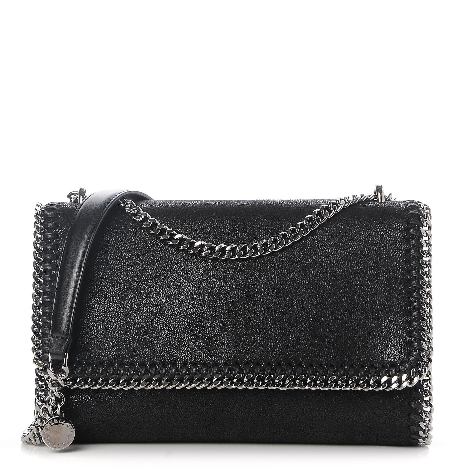 Stella McCartney Shaggy Deer Falabella Crossbody Bag Black 1 of 9