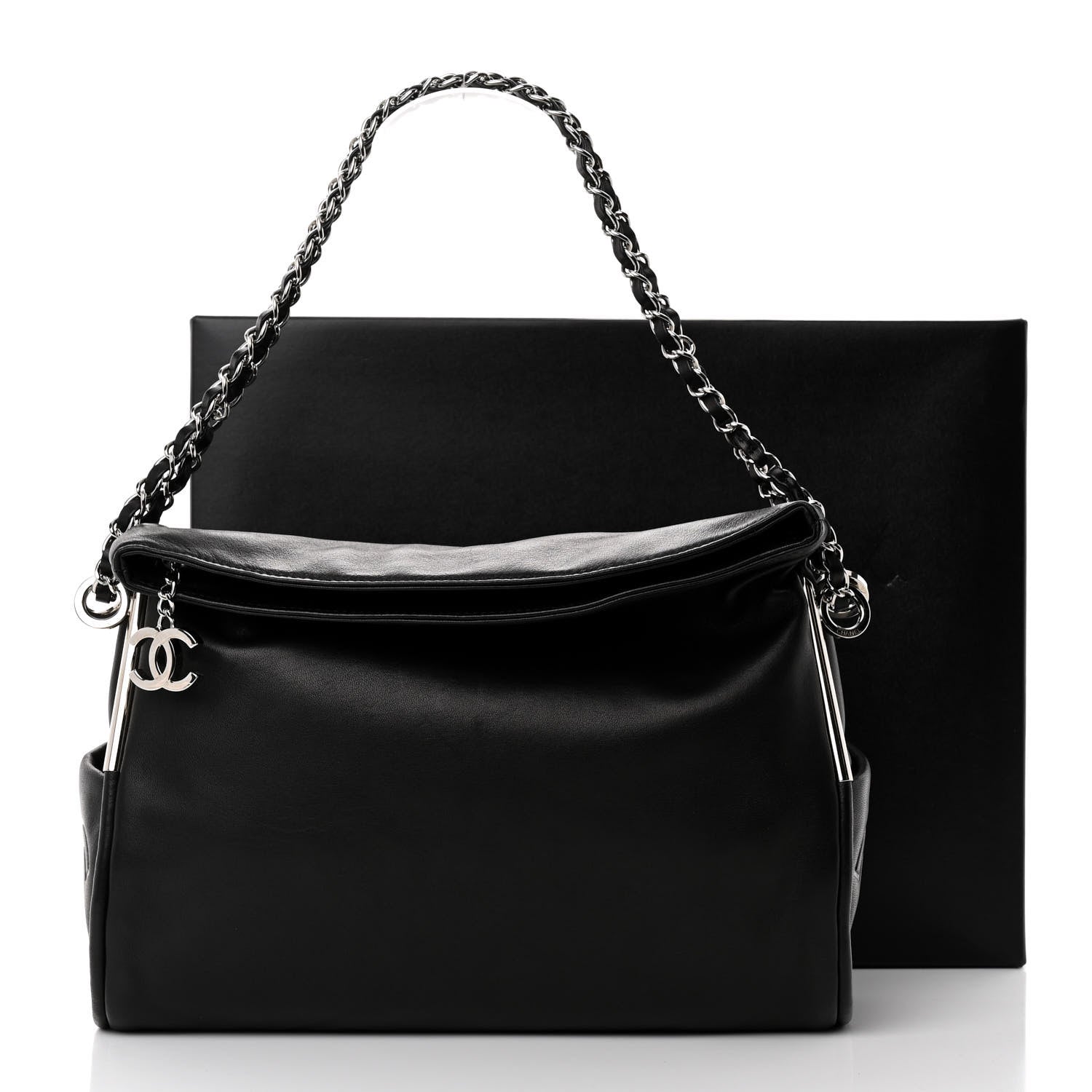 Chanel Lambskin Medium Ultimate Soft Tote Black 12 of 12