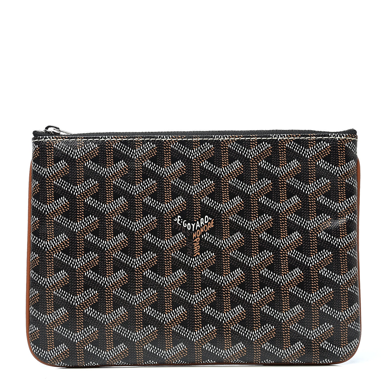 Goyard Goyardine Senat Pochette PM Black Gold 1 of 6