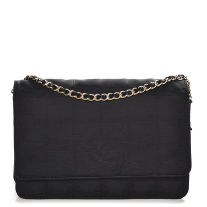 Chanel Nylon Travel Wallet On Chain WOC Black 1 of 9
