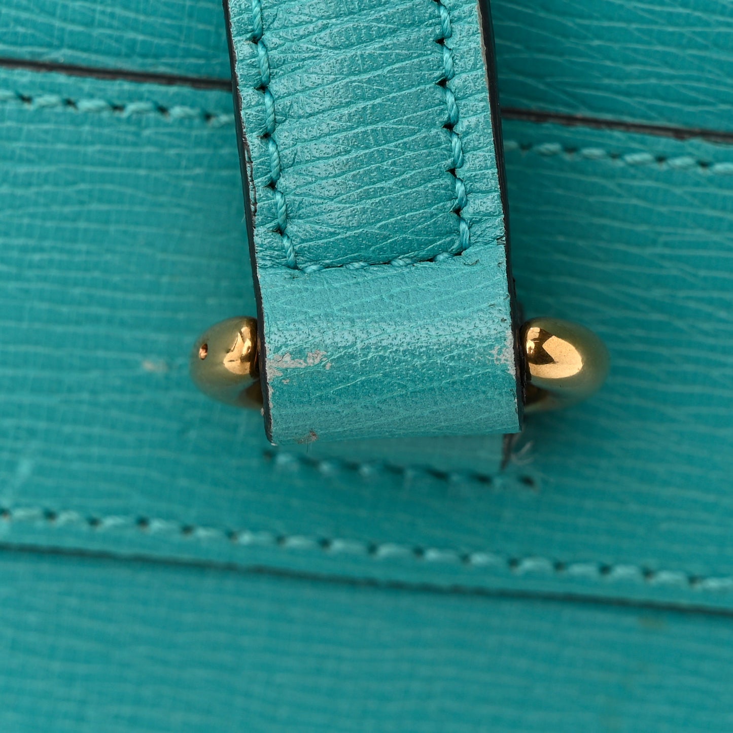 Textured Calfskin Medium Bright Bit Tote Blue