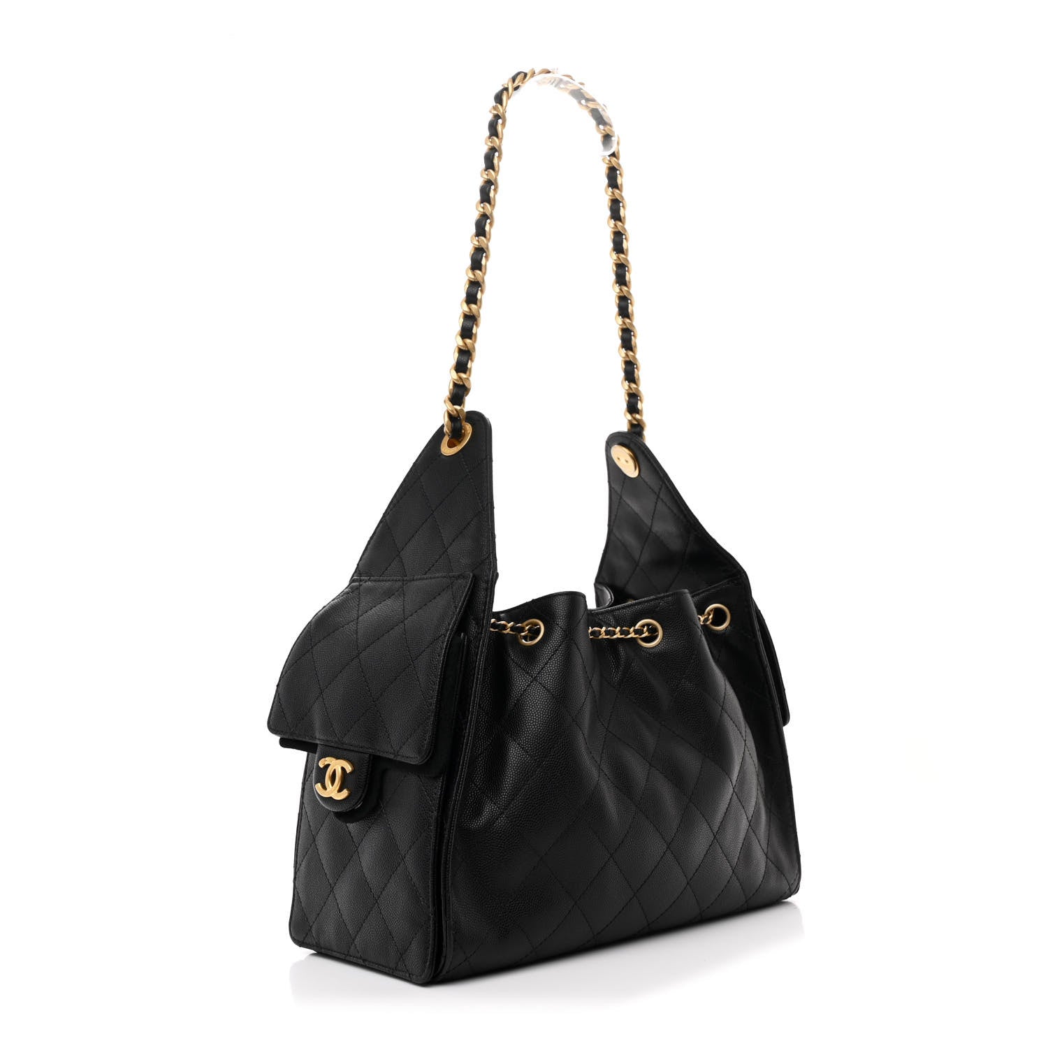 Chanel Caviar Quilted Small Chanel 25 Handbag Black 5 of 21