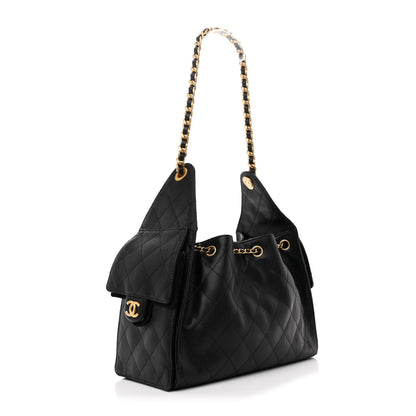 Chanel Caviar Quilted Small Chanel 25 Handbag Black 5 of 21