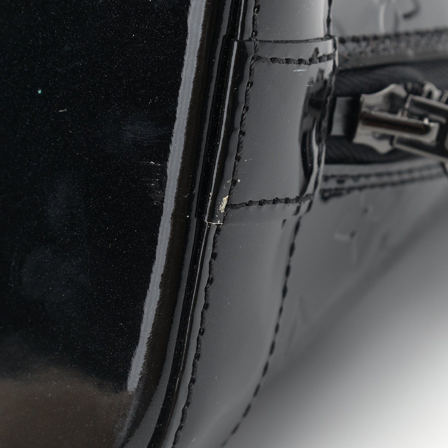 Louis Vuitton Vernis Alma PM Black 8 of 14