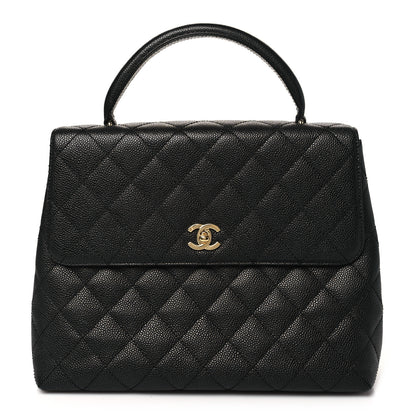 Chanel Caviar Quilted Jumbo Kelly Flap Black 1 of 11
