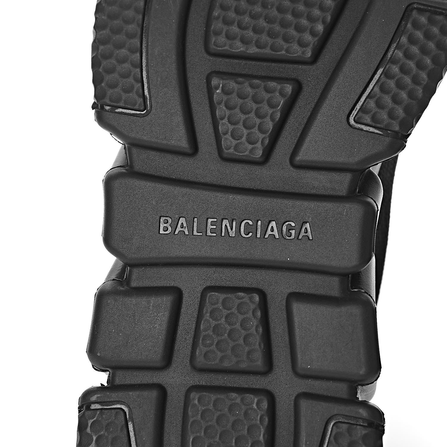 Balenciaga Neoprene Knit Womens Speed Sneakers 36 Black 7 of 8