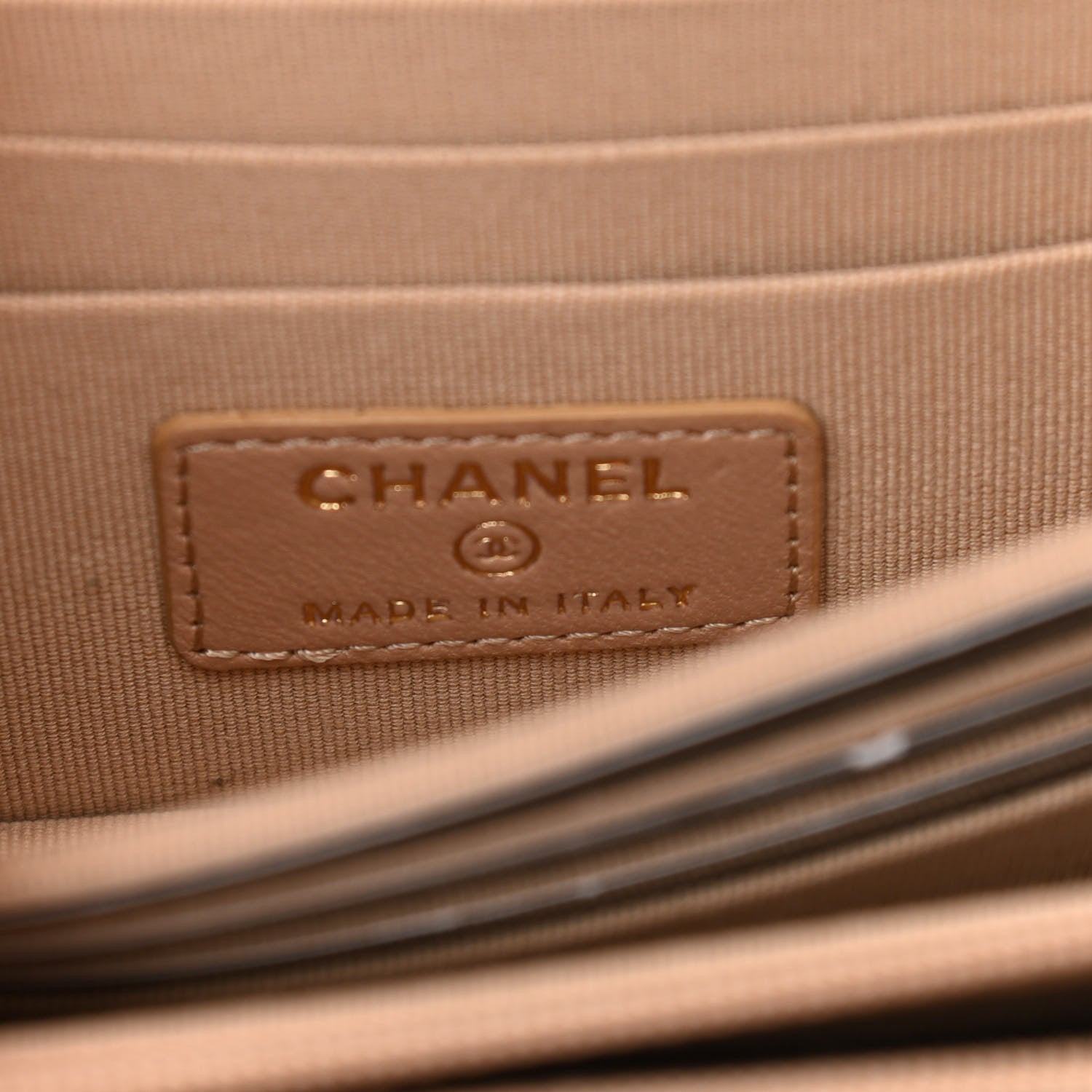 Chanel Lambskin Quilted Mini Trendy CC Wallet On Chain WOC Beige 5 of 10
