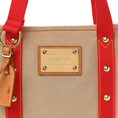 Louis Vuitton Toile Antigua Cabas MM Beige 6 of 10