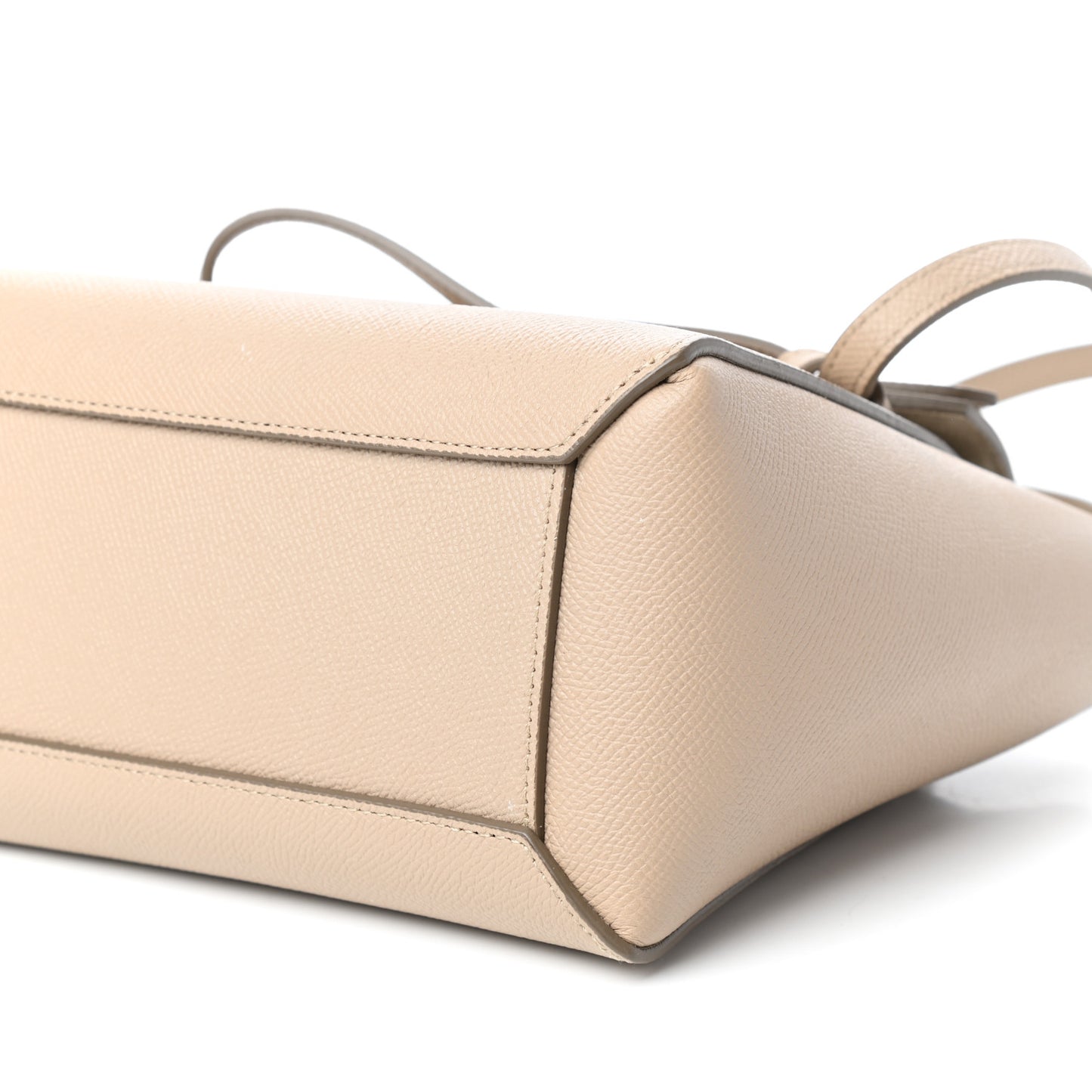 Grained Calfskin Nano Belt Bag Light Taupe