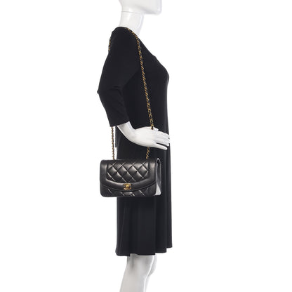 Chanel Lambskin Quilted Small Single Flap Black 2 of 12