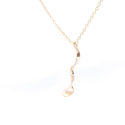 Tiffany 18K Yellow Gold Frank Gehry Orchid Pendant Necklace 3 of 6