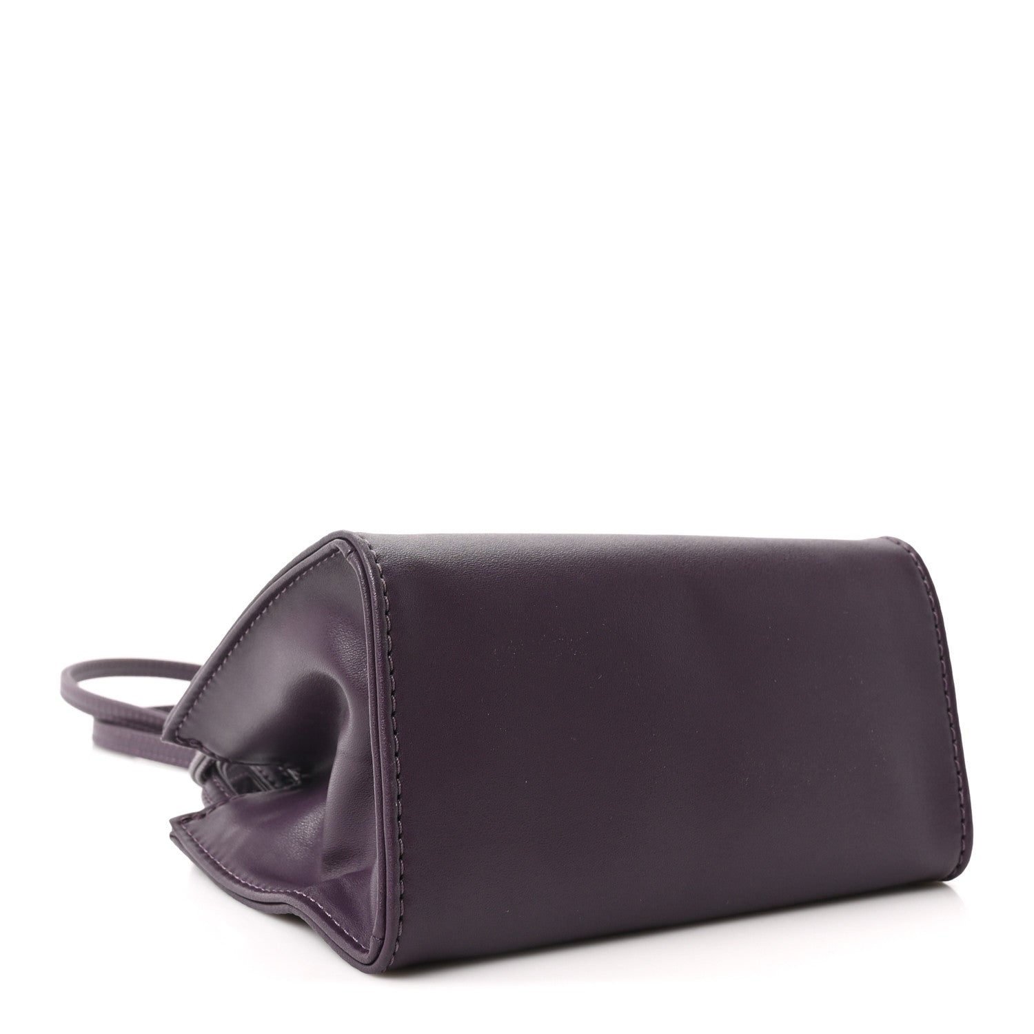 Telfar Vegan Leather Small Shopping Bag Eggplant 4 of 10
