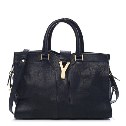 Saint Laurent Sheepskin Small Cabas ChYc Navy 1 of 8