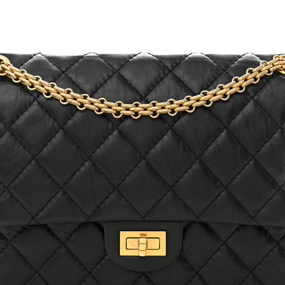 Chanel Aged Calfskin Quilted 2.55 Reissue 226 Flap Black 8 of 11