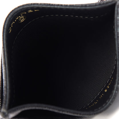 Chanel Iridescent Caviar Quilted Card Holder Black 8 of 9