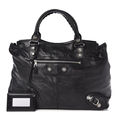 Balenciaga Chevre Giant 21 Silver Hardware RTT Anthracite 1 of 16