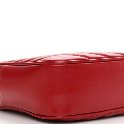 Saint Laurent Calfskin Matelasse Monogram Lou Camera Bag Rouge Eros 8 of 10