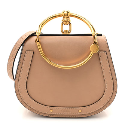 Chloe Calfskin Suede Small Nile Bracelet Bag Biscotti Beige 1 of 13
