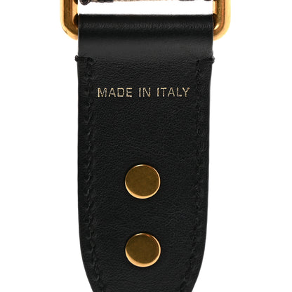 Christian Dior Canvas Embroidered Adjustable Shoulder Strap Black 4 of 7