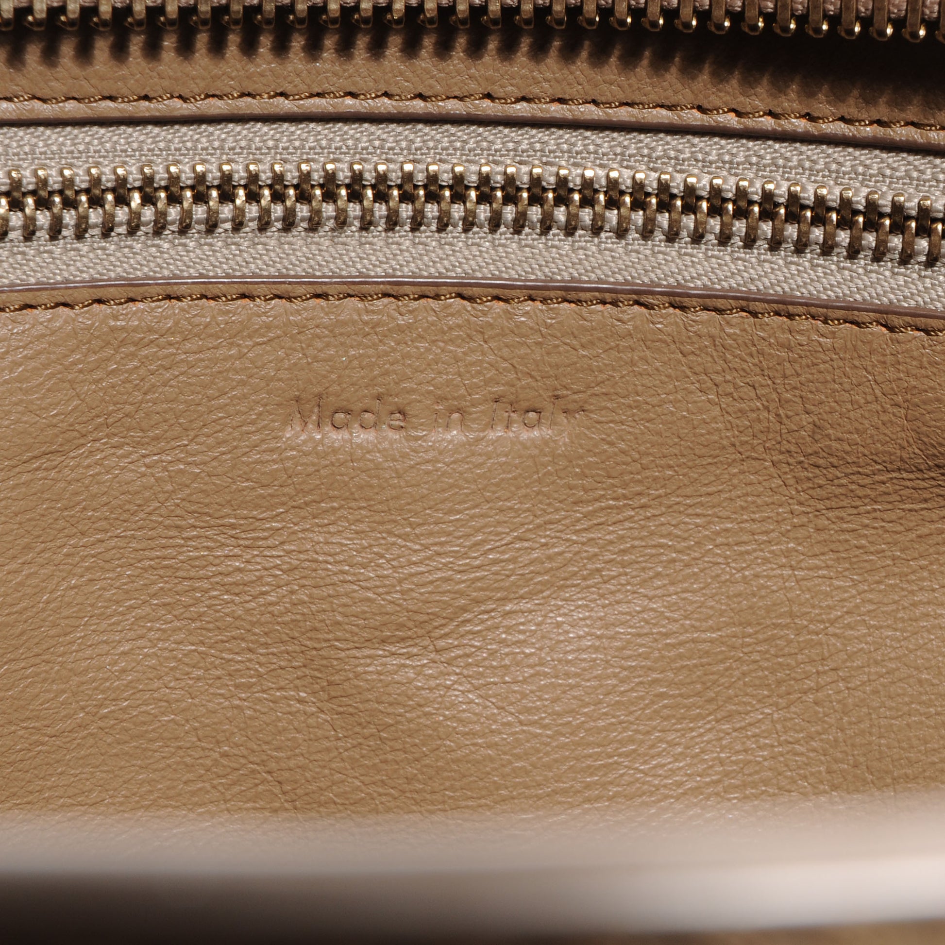 Celine Smooth Calfskin Mini Luggage Camel 6 of 9