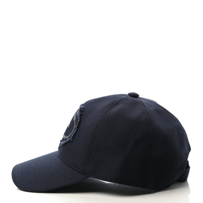 Prada Cotton Baseball Hat M Navy 4 of 8