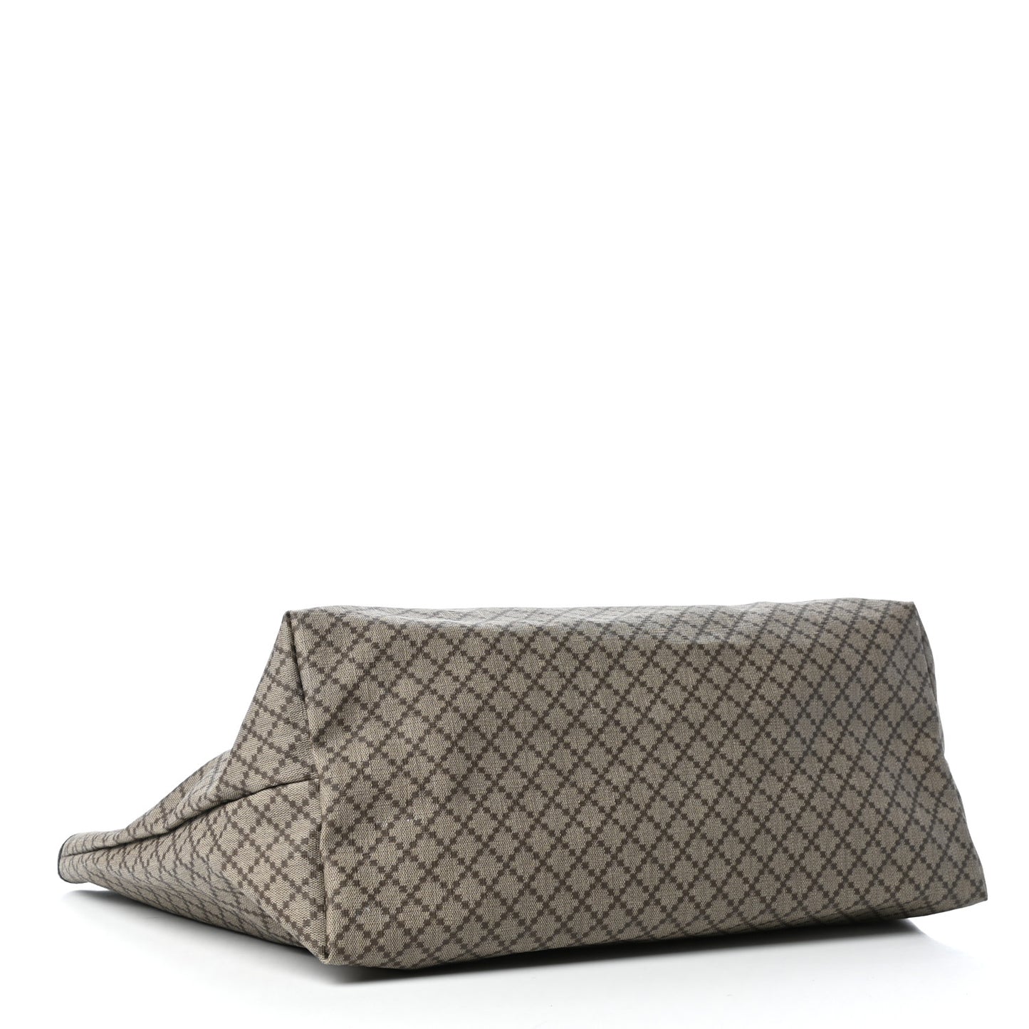 Coated Canvas Diamante Plus Tote Bag Black