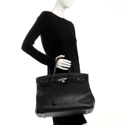 Hermes Fjord Birkin 40 Black 2 of 27