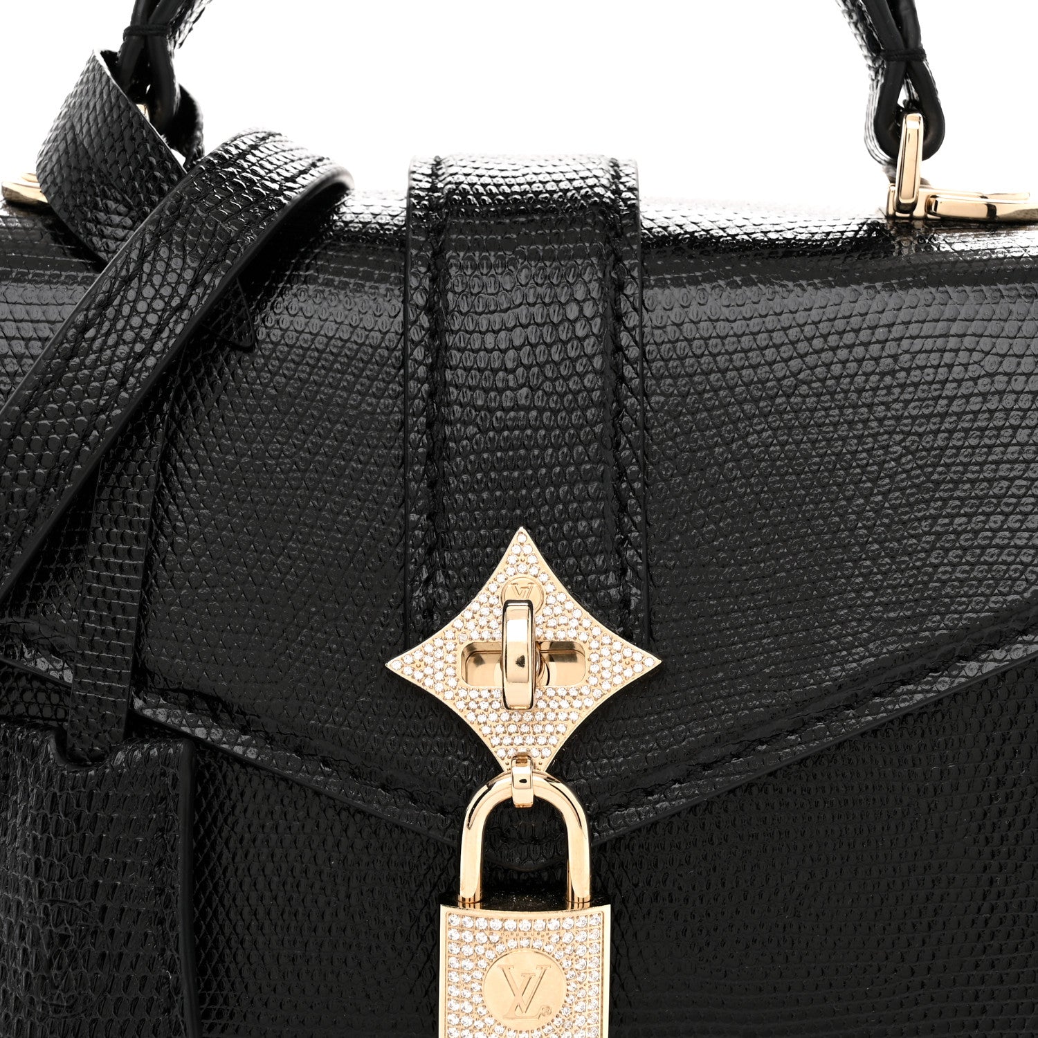 Louis Vuitton Lizard Rose Des Vents Mini Black 8 of 11