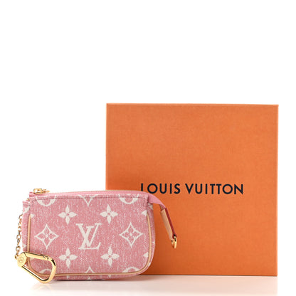 Louis Vuitton Denim Jacquard Monogram Micro Pochette Accessories Rose 8 of 8