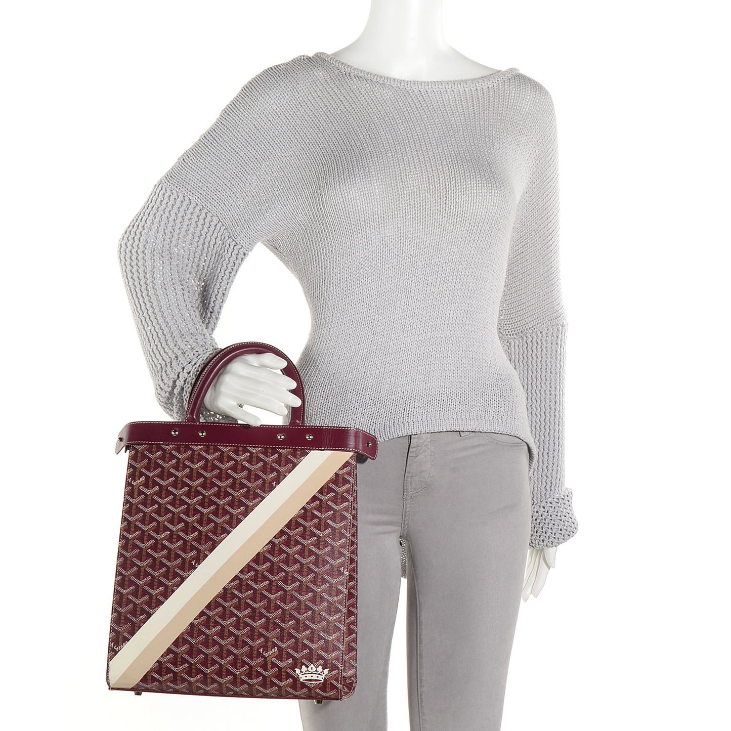 Goyardine Jersey GM Burgundy