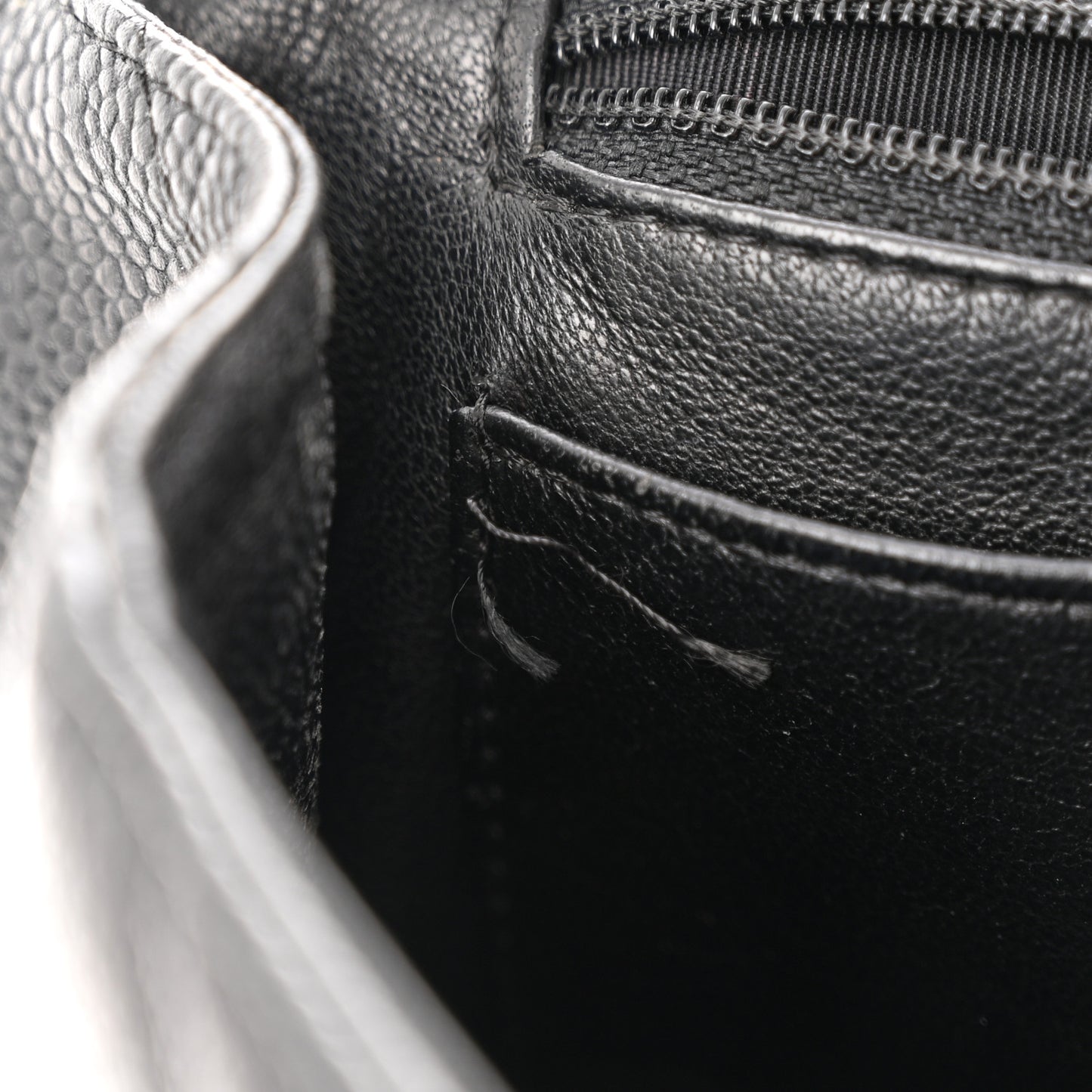 Caviar Quilted Jumbo Single Flap Black