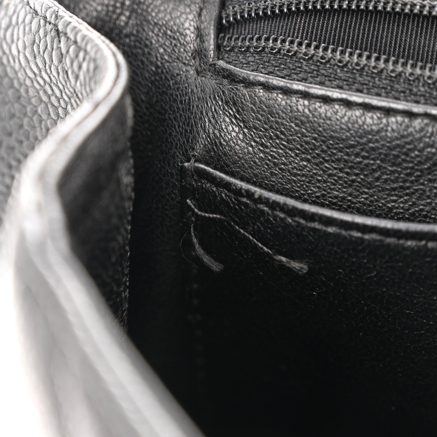 Chanel Caviar Quilted Jumbo Single Flap Black 11 of 13